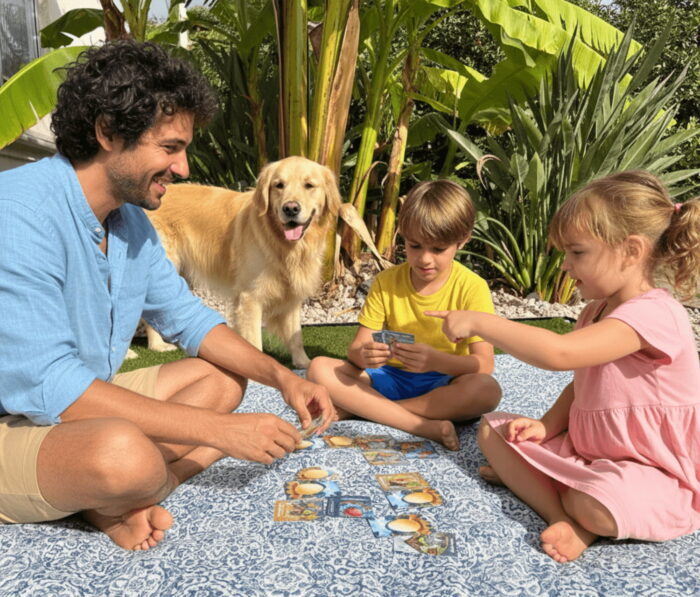 3-dino-family-juego-mesa-ninos-jugando-familiar