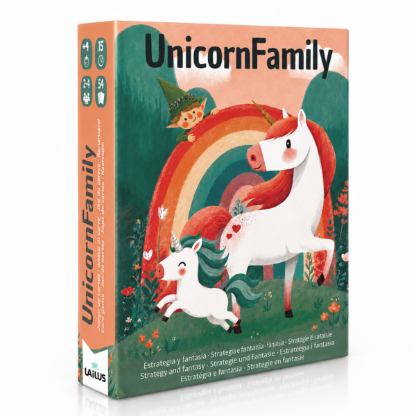 ASIN.MAIN juego cartas unicornio